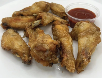 Alitas de pollo crujientes