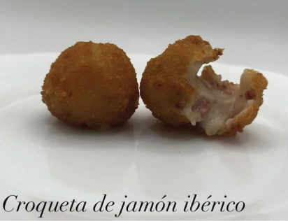 Croqueta de jamón ibérico